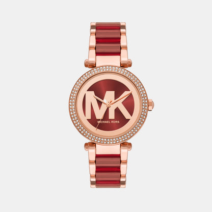 Michael Kors Women Quartz Multicolour Dial Analog Stainless Steel Watch Mko1224