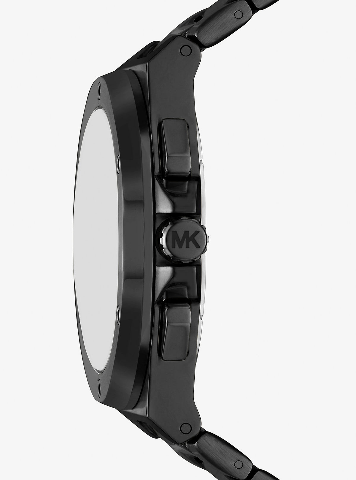 Oversized Lennox Black-Tone Watch Black Black