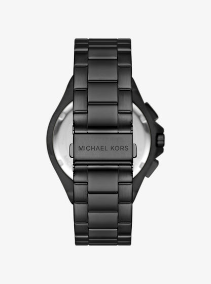 Oversized Lennox Black-Tone Watch Black Black