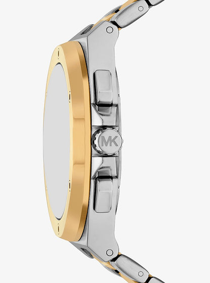 Oversized Lennox Two-Tone Watch Two Tone Two Tone