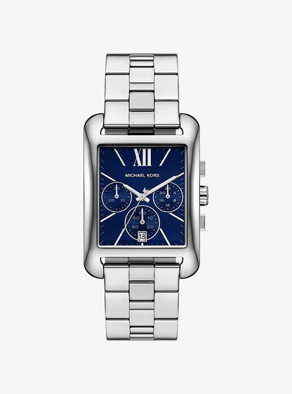 Monroe Silver-Tone Watch Silver Silver