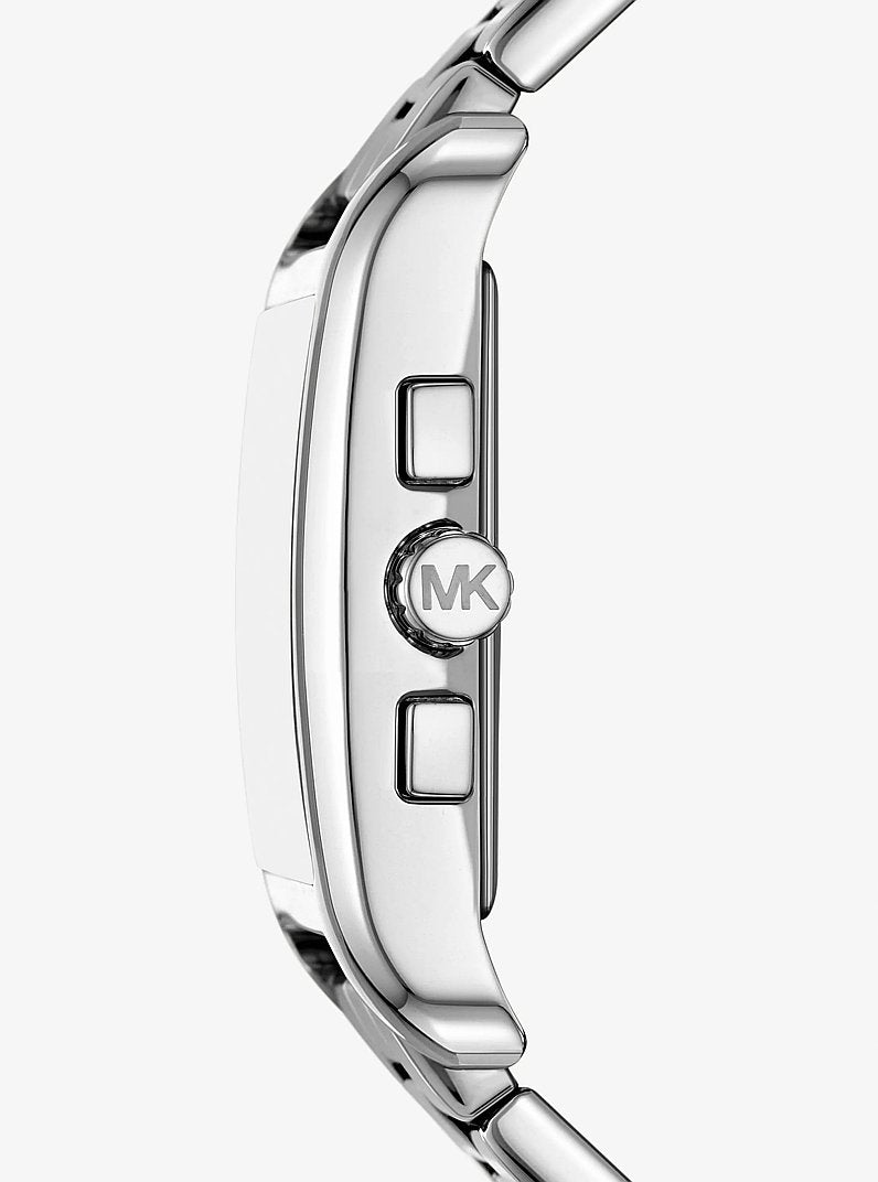 Monroe Silver-Tone Watch Silver Silver