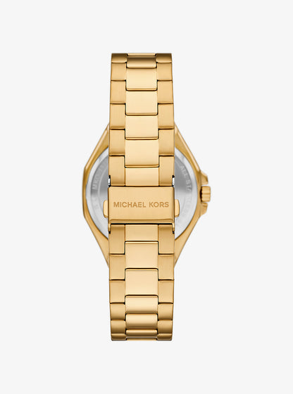 Oversized Callum Gold-Tone Watch Gold Gold