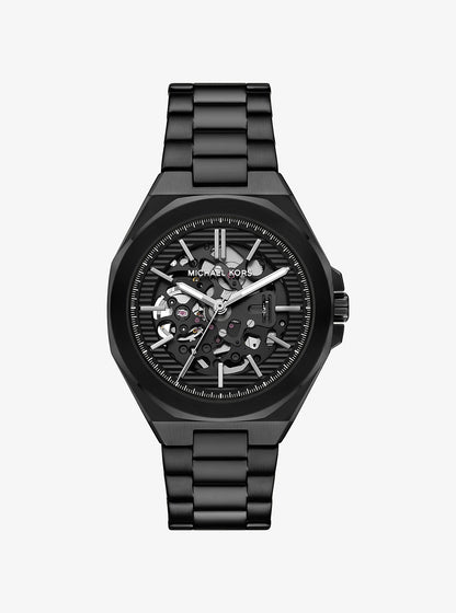 Oversized Callum Black-Tone Watch Black Black