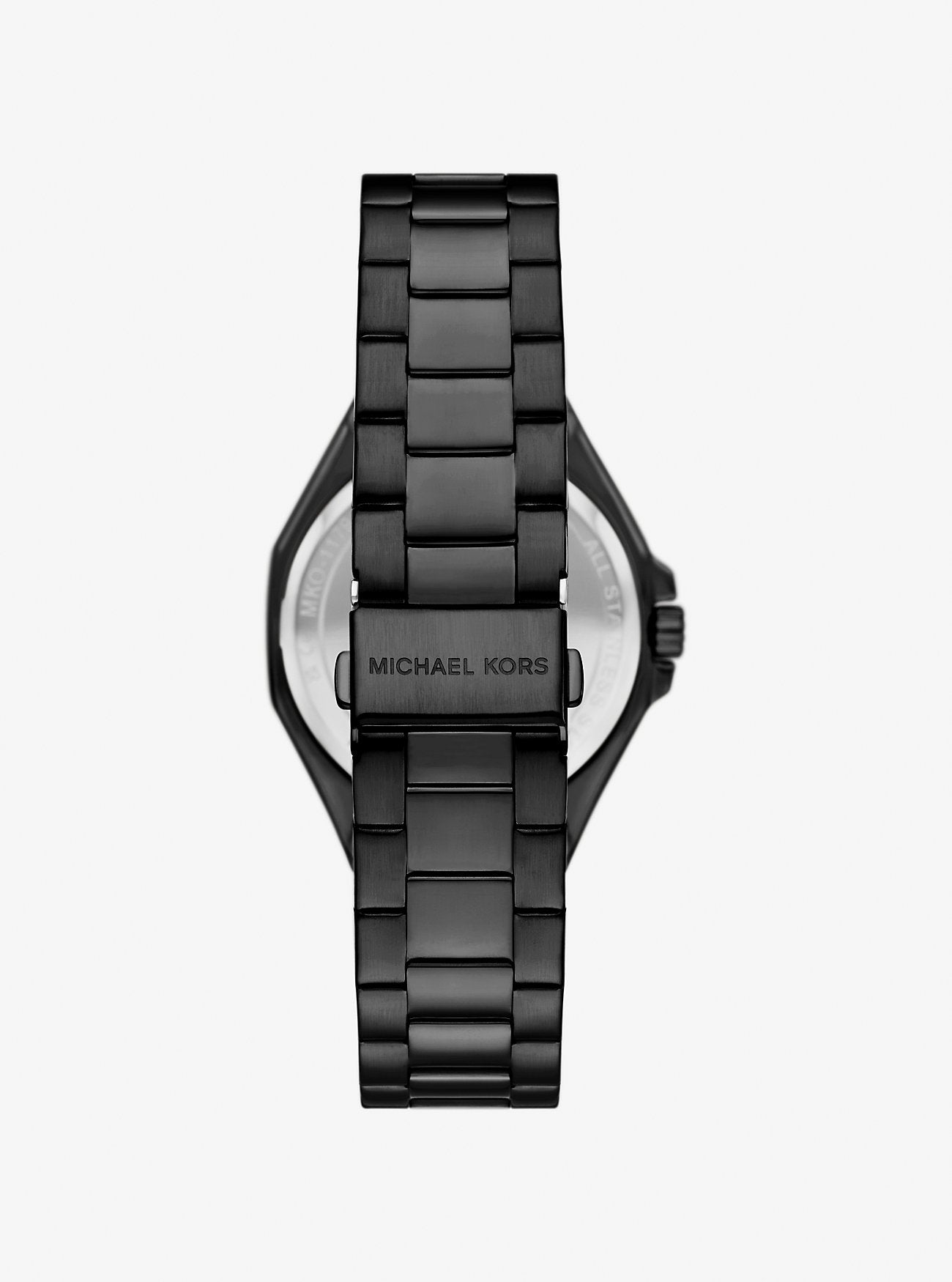 Oversized Callum Black-Tone Watch Black Black