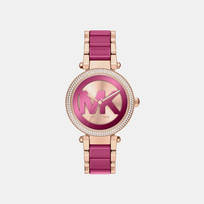 Michael Kors Parker Women Quartz Multicolour Dial Analog Stainless Steel Watch Mko1256