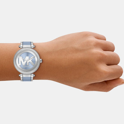 Michael Kors Parker Women Quartz Multicolour Dial Analog Stainless Steel Watch Mko1257