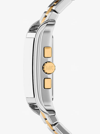 Oversized Monroe Two-Tone Watch Two Tone Two Tone