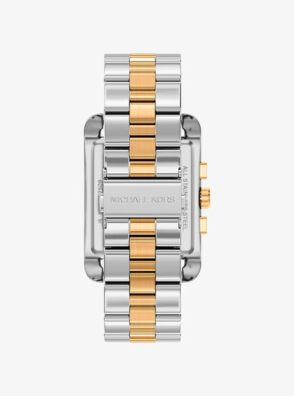 Oversized Monroe Two-Tone Watch Two Tone Two Tone
