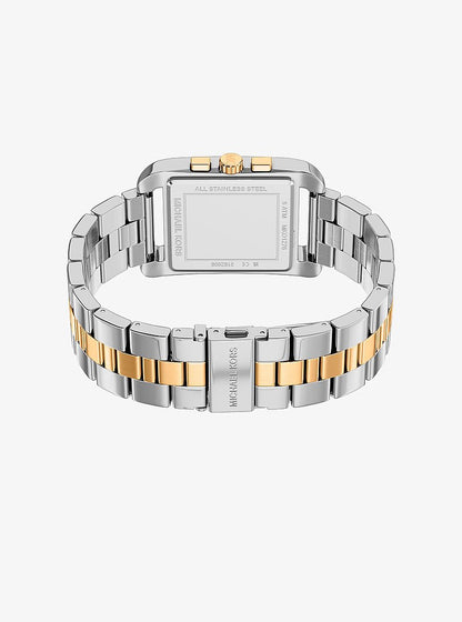 Oversized Monroe Two-Tone Watch Two Tone Two Tone