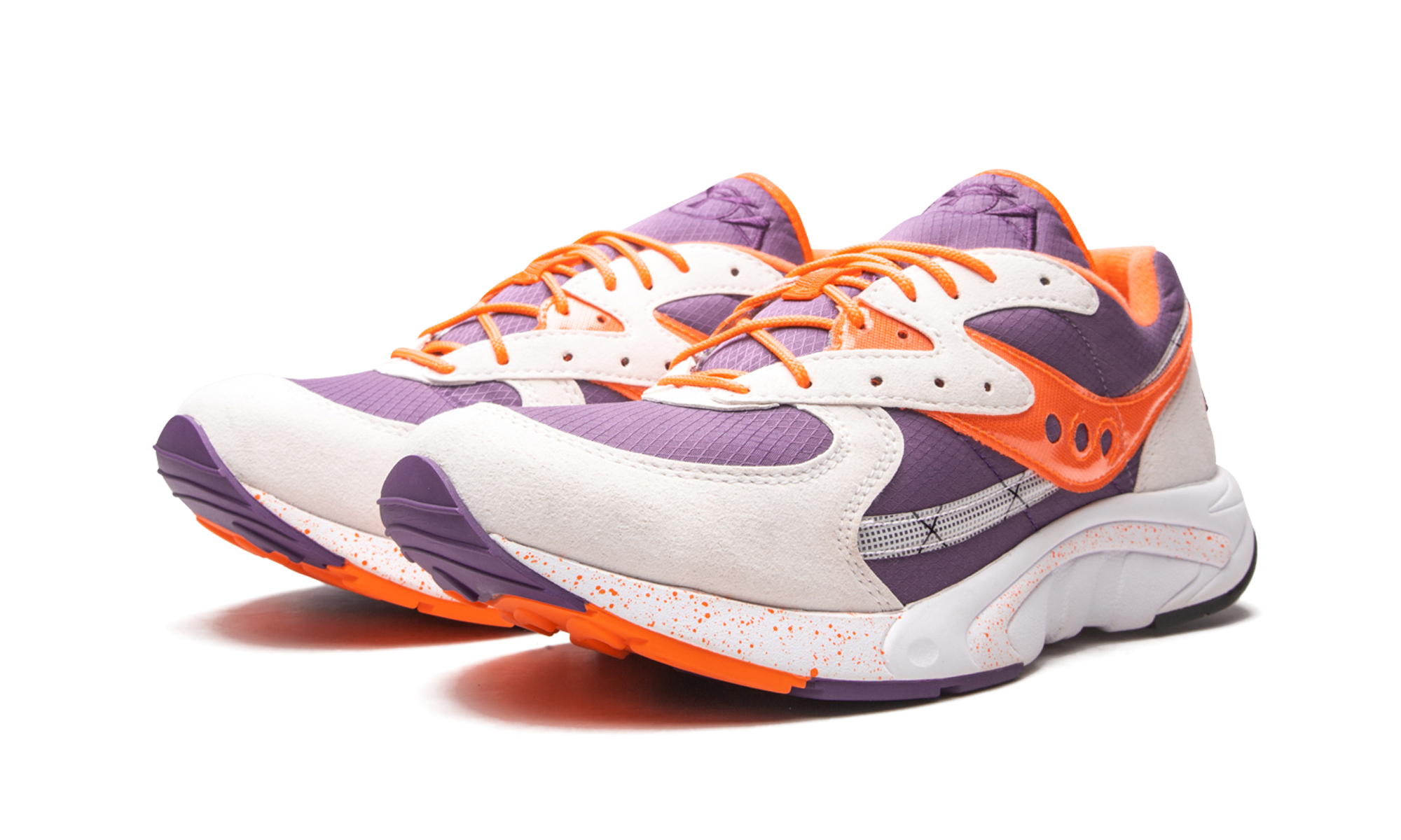 Saucony Aya White Purple Orange