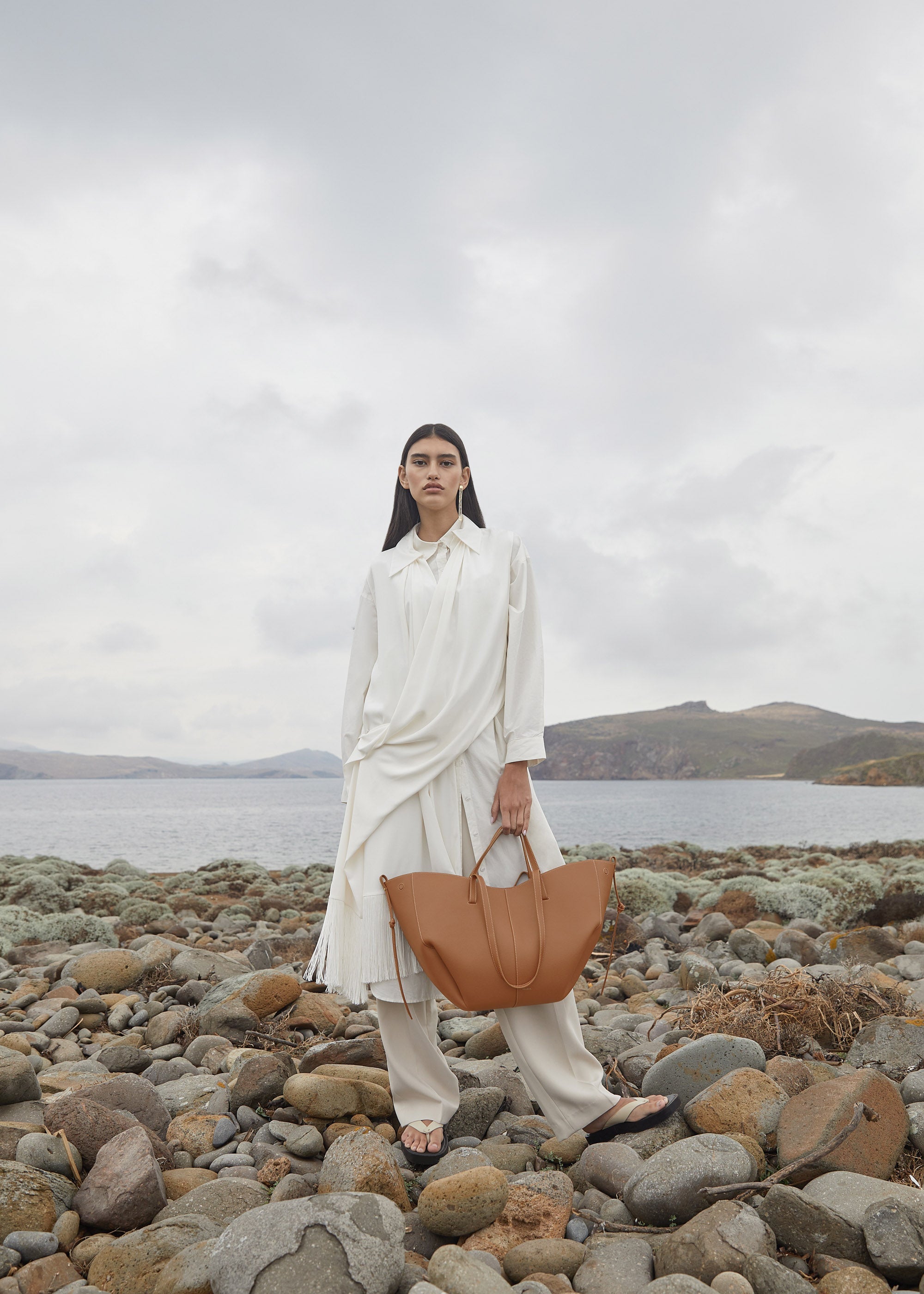 Polene Cyme Textured Camel