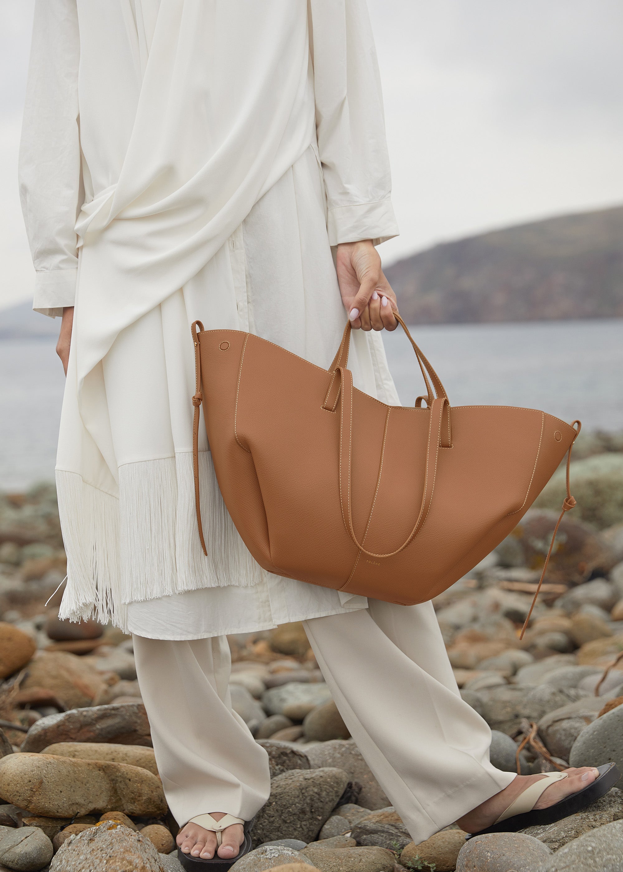 Polene Cyme Textured Camel