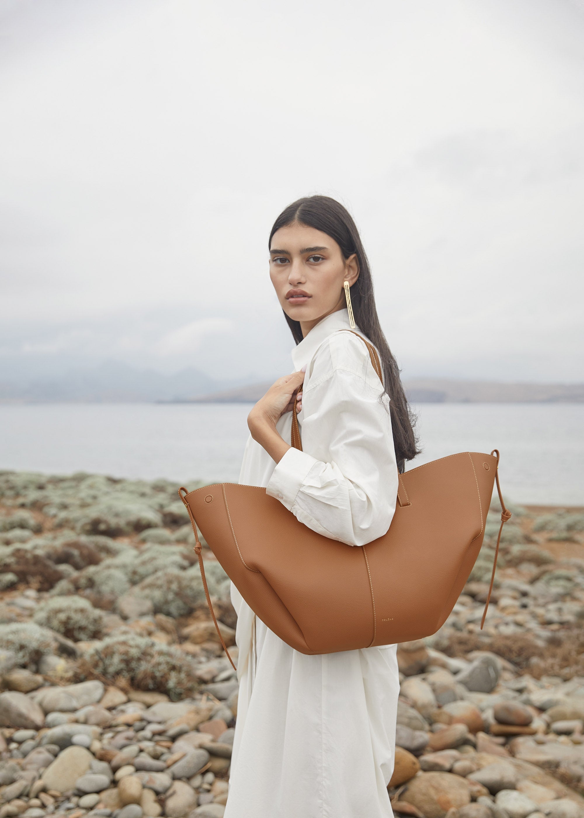 Polene Cyme Textured Camel