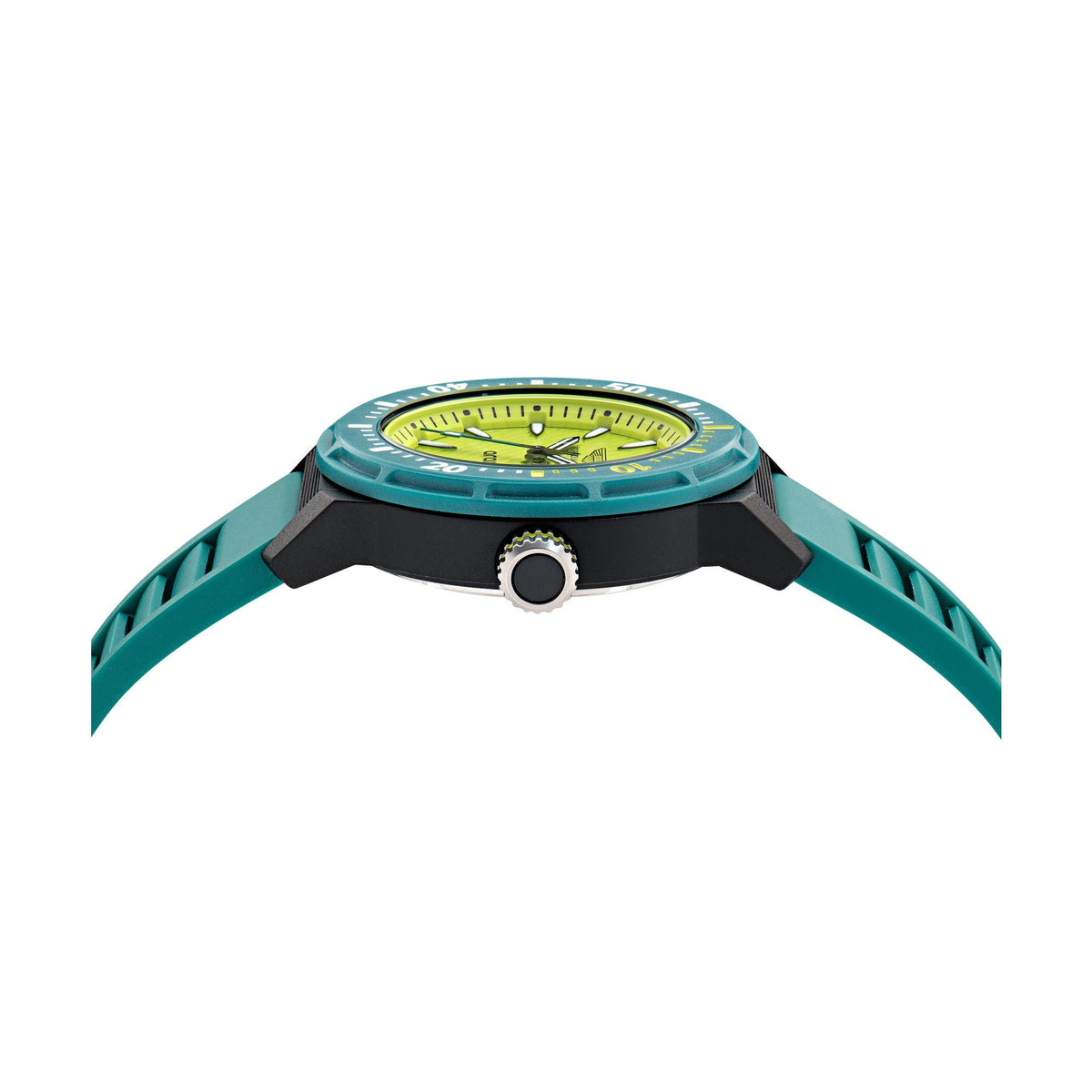 Aston Martin Yellow Round Dial Analog Men's Watch MTFK1F50143