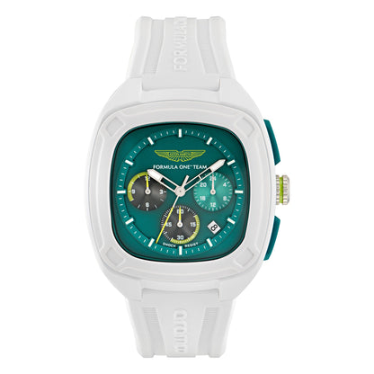 Aston Martin Green Square Dial Analog Men's Watch MTFO1F50243