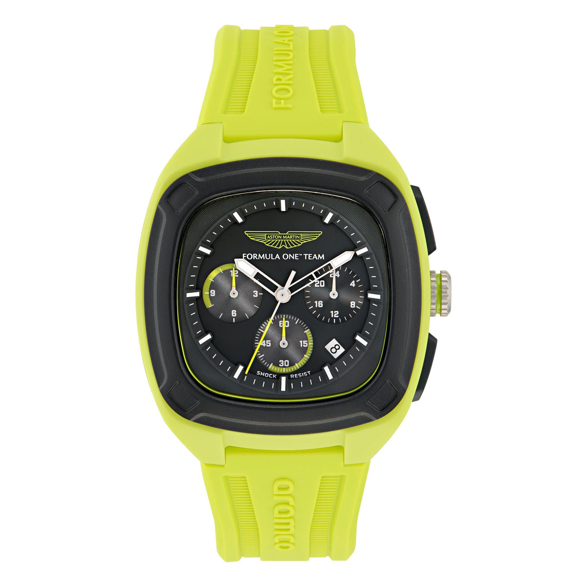 Aston Martin Black Square Dial Analog Men's Watch MTFO1F50343