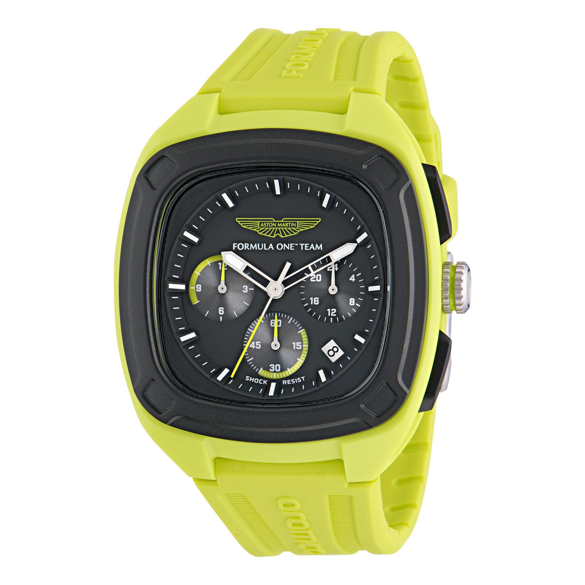 Aston Martin Black Square Dial Analog Men's Watch MTFO1F50343
