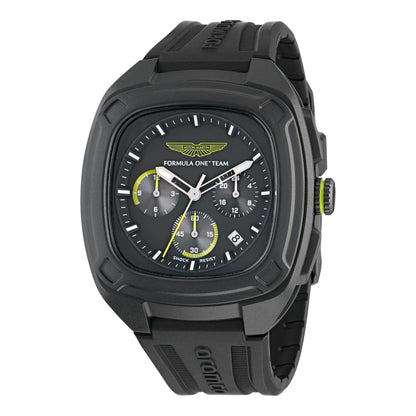 Aston Martin Black Square Dial Analog Men's Watch MTFO1F50543
