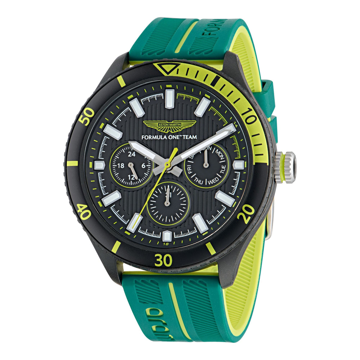 Aston Martin Black Round Dial Analog Men's Watch MTFP1F50143
