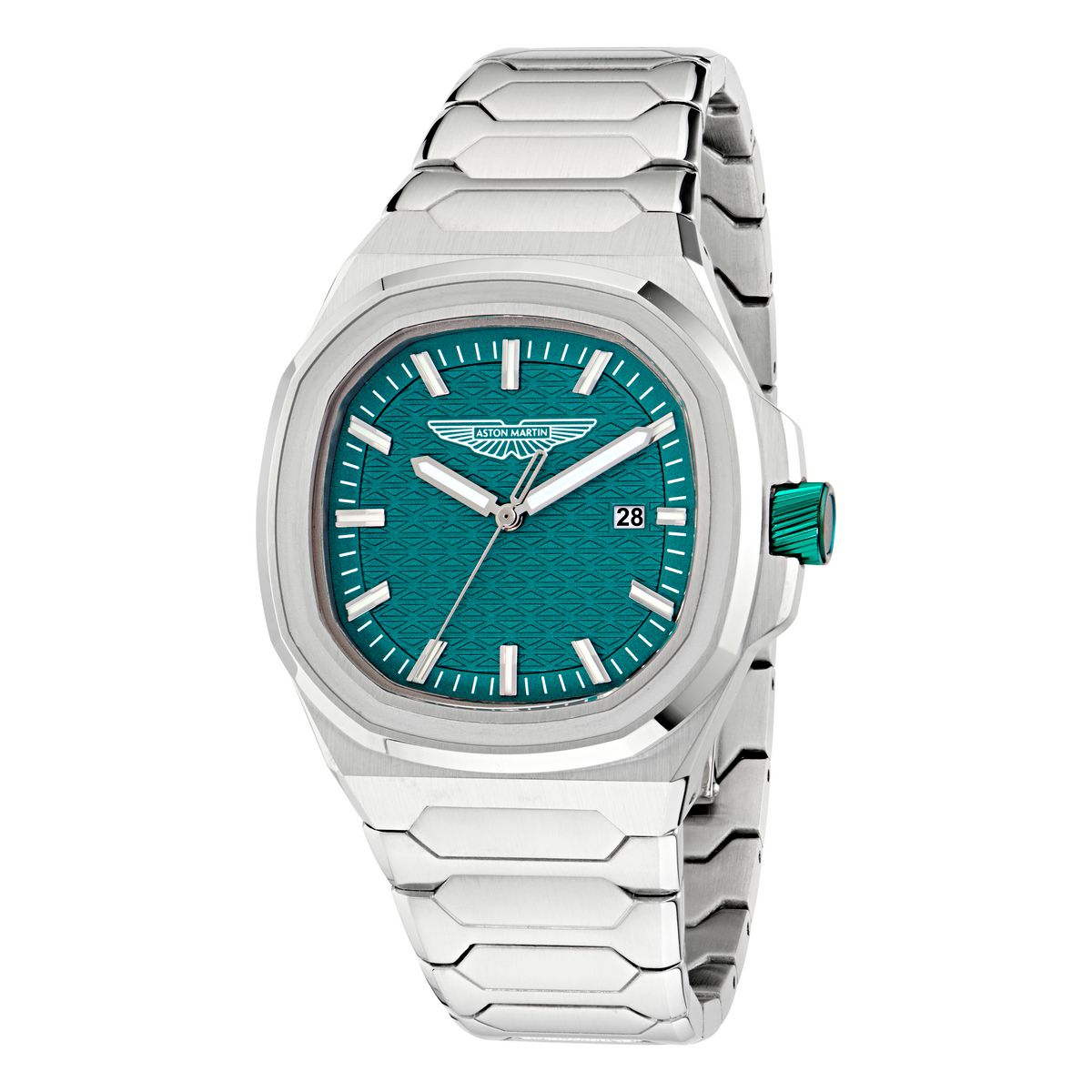 Aston Martin Square 42mm Green Dial Analog Men Watch - MTIG2S6043E