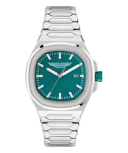 Aston Martin Square 42mm Green Dial Analog Men Watch - MTIG2S6043E