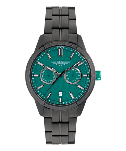 Aston Martin Round 42mm Green Dial Analog Men Watch - MTIH2S6013E