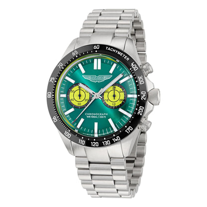 Aston Martin Green Round Dial Analog Men's Watch MTIS1F5023E