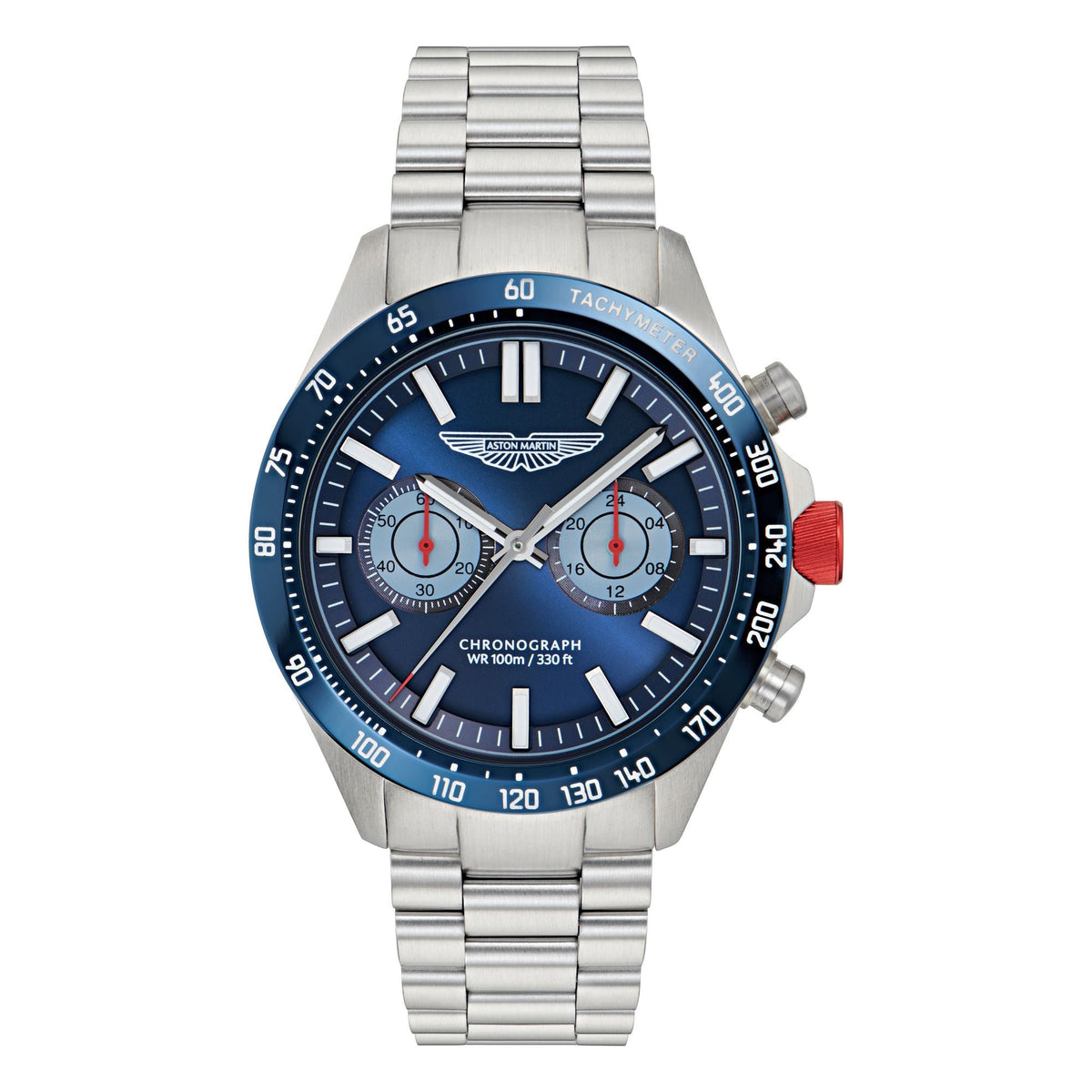 Aston Martin Blue Round Dial Analog Men's Watch MTIS1F5033E