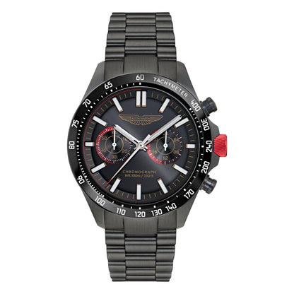 Aston Martin Black Round Dial Analog Men's Watch MTIS1F5043E