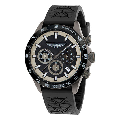 Aston Martin Round 44mm Black Dial Analog Men Watch - MTIS2S6063E