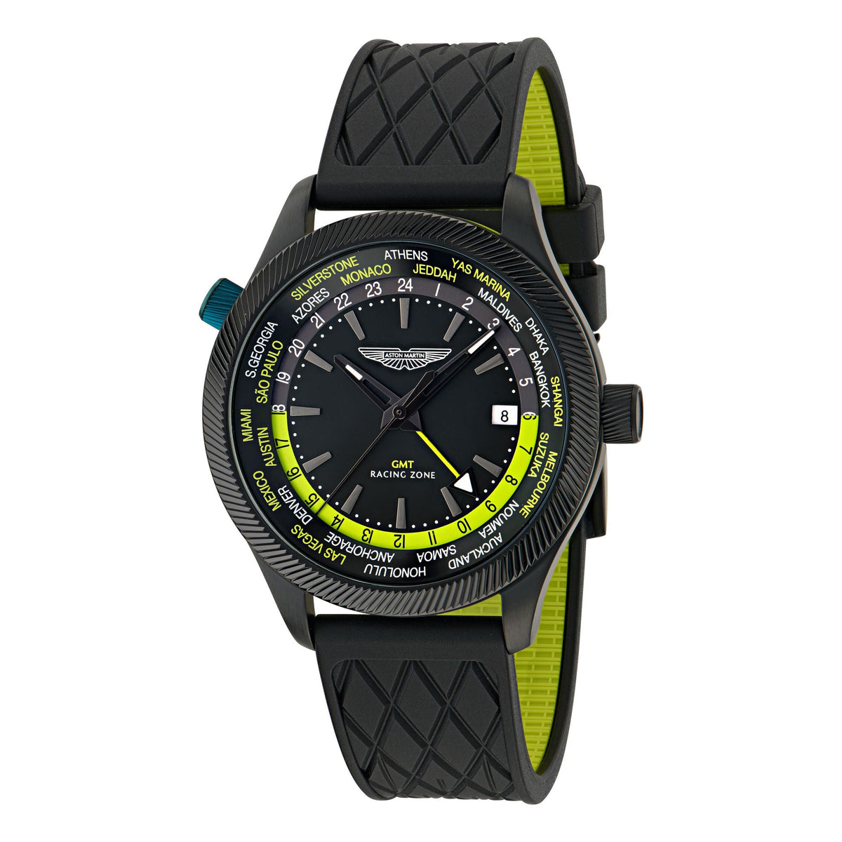 Aston Martin Black Round Dial Analog Men's Watch MTIZ1F5013E