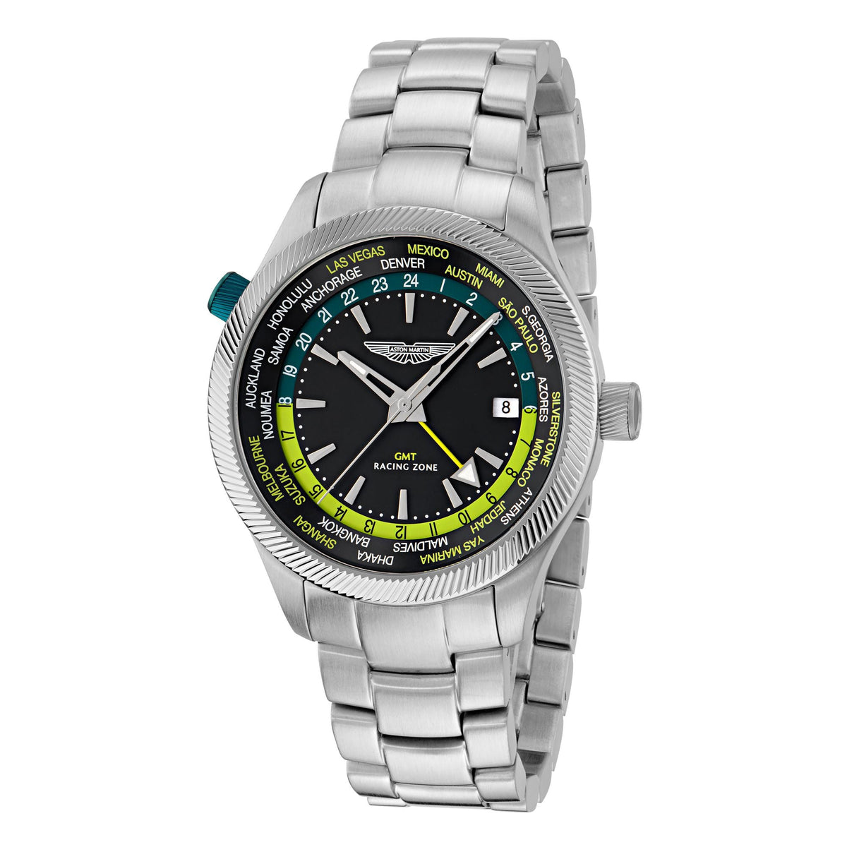 Aston Martin Black Round Dial Analog Men's Watch MTIZ1F5033E