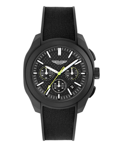 Aston Martin Round 42mm Black Dial Analog Men Watch - MTRC1S6013E