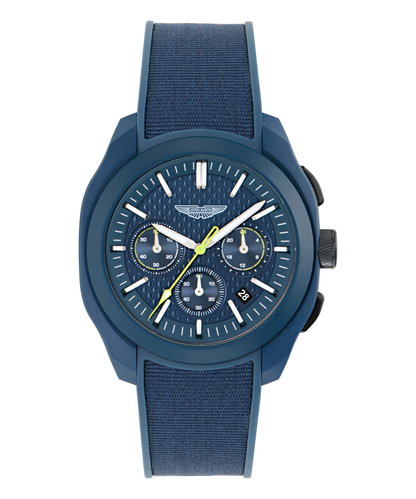 Aston Martin Round 42mm Blue Dial Analog Men Watch - MTRC1S6063E
