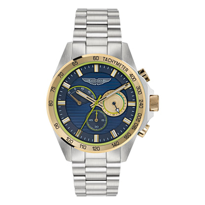 Aston Martin Blue Round Dial Analog Men's Watch MTRH1F5053E