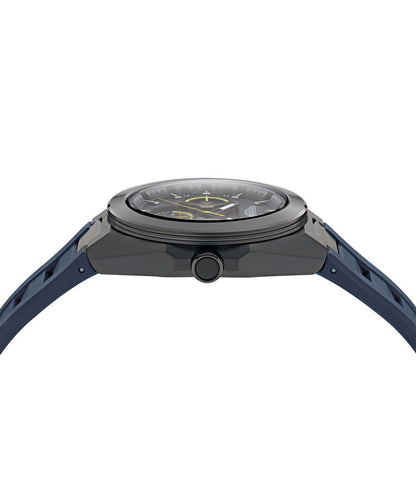 Aston Martin Blue Octogonal Dial Analog Men's Watch MTRI1F5013E