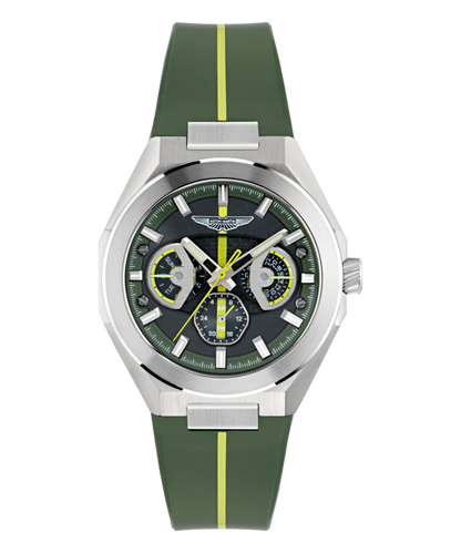 Aston Martin Round 42mm Green Dial Analog Men Watch - MTRI2S6013E