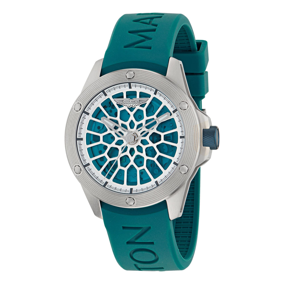 Aston Martin Podium Green Round Dial Mechanical Automatic Men's Watch MTRR1F5013E