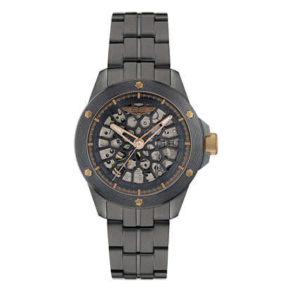 Aston Martin Black Round Dial Mechanical Automatic Men's Watch MTRR1F5033E