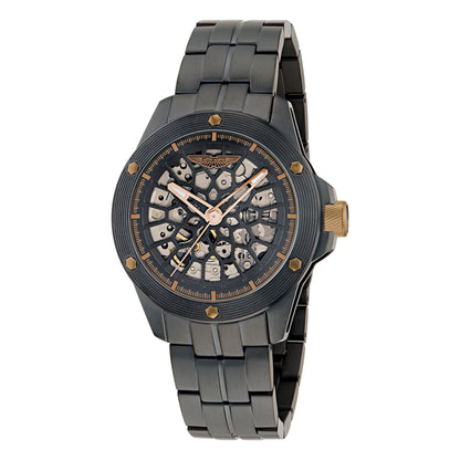 Aston Martin Black Round Dial Mechanical Automatic Men's Watch MTRR1F5033E