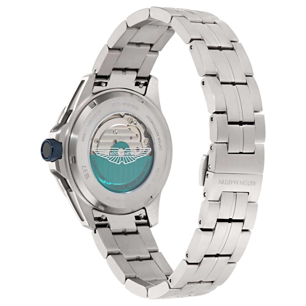Aston Martin Silver Round Dial Mechanical Automatic Men's Watch MTRR1F5043E