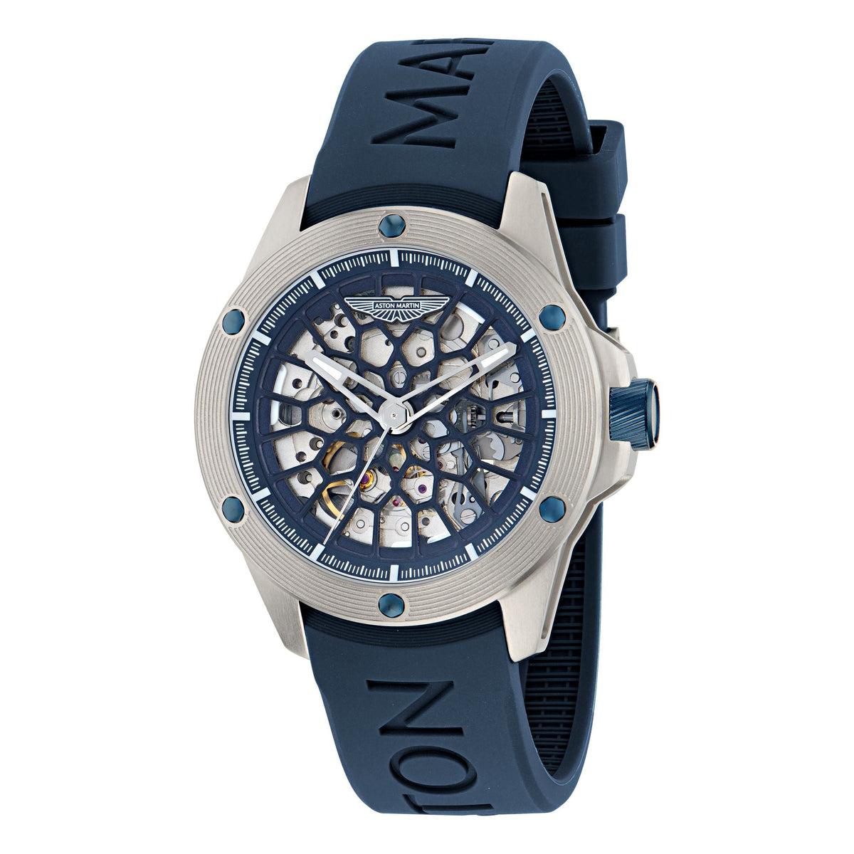 Aston Martin Silver Round Dial Mechanical Automatic Men's Watch MTRR1F5043E