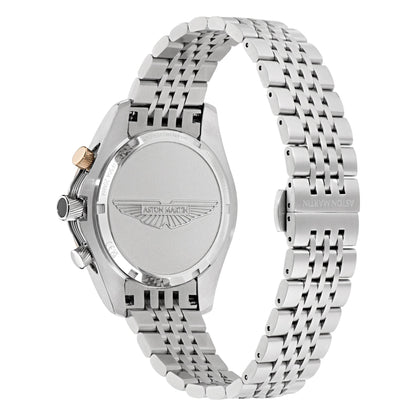 Aston Martin White Round Dial Analog Men's Watch MTRS1F5043E