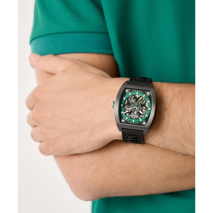 Aston Martin Green Tonneau Dial Mechanical Automatic Men's Watch MTRT1F5023E