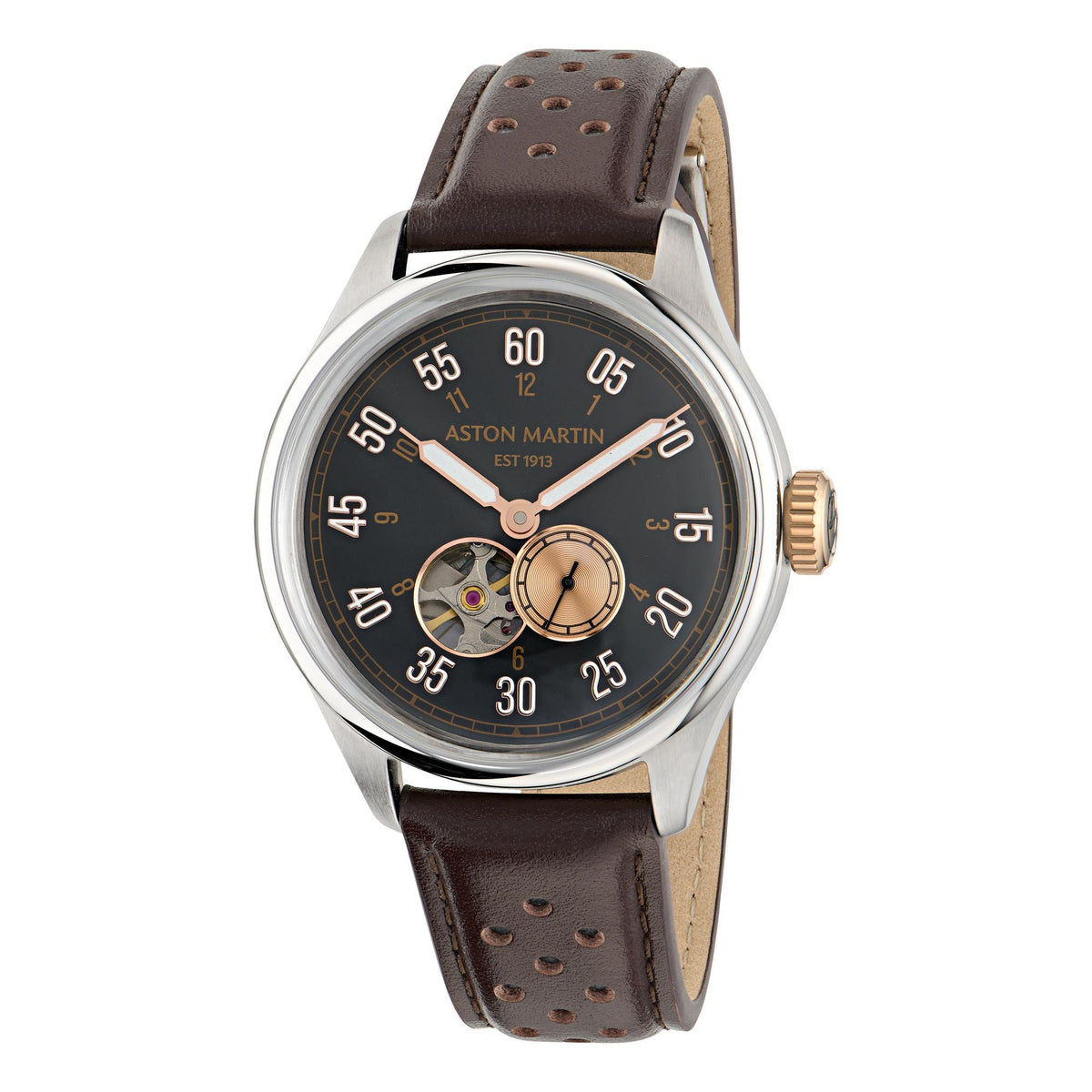 Aston Martin Black Round Dial Automatic Men's Watch MTTS1F5013E
