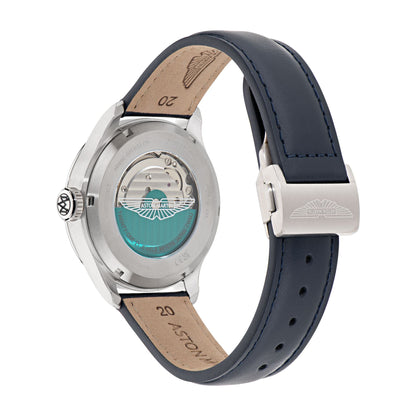 Aston Martin Blue Round Dial Automatic Men's Watch MTTS1F5023E