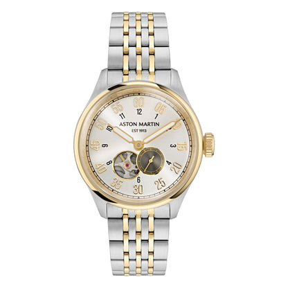 Aston Martin Silver Round Dial Automatic Men's Watch MTTS1F5033E