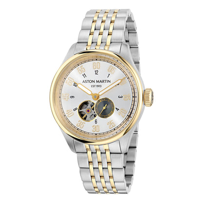 Aston Martin Silver Round Dial Automatic Men's Watch MTTS1F5033E