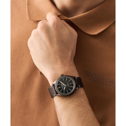 Aston Martin Round 39mm Black Dial Mechanical Automatic Men Watch - MTTS1S6063E